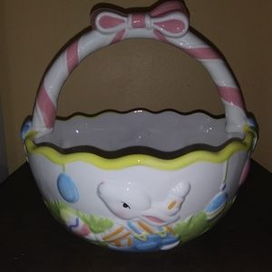 Ceramic Easter basket